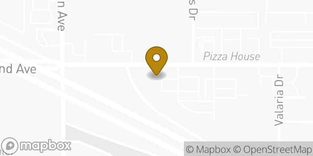 Map showing the location of Subway in Highland, CA 92346