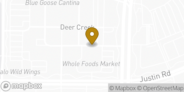 Map showing the location of Market Cocina in Highland Village, TX 75077