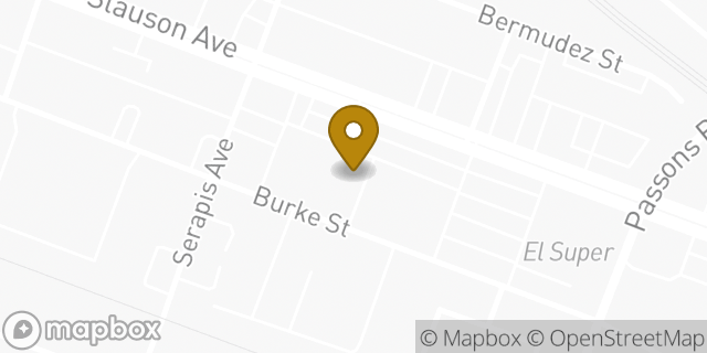 Map showing the location of AutoZone in Pico Rivera, CA 90660