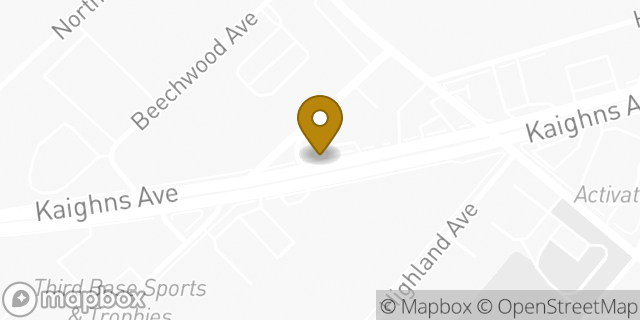 Map showing the location of Budget Truck Rental in Cherry Hill, NJ 08002
