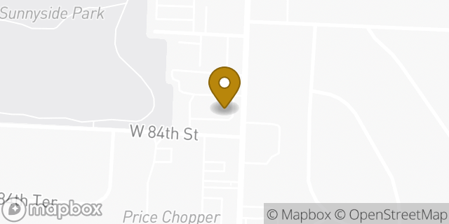 Map showing the location of McDonald's in Kansas City, MO 64114
