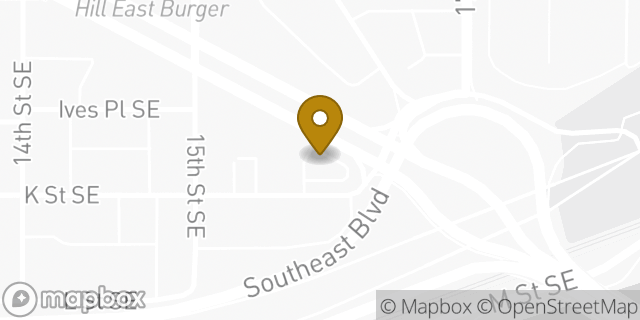 Map showing the location of McDonald's in Washington, DC 20003