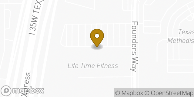 Map showing the location of Fort Worth-Alliance in Fort Worth, TX 76177