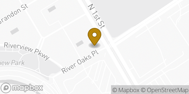 Map showing the location of Starbucks in San Jose, CA 95134