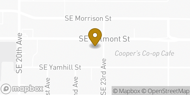 Map showing the location of Prism Health in Portland, OR 97214