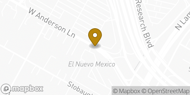 Map showing the location of Austin Box Truck Rentals in Austin, TX 78757
