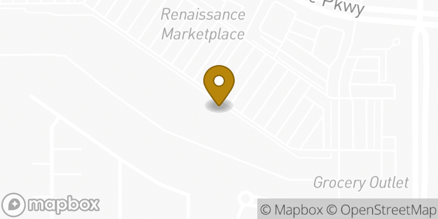 Map showing the location of Amazon Locker - Escalera in Rialto, CA 92376