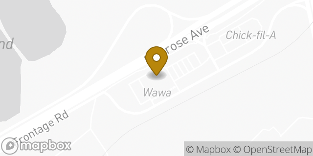 Map showing the location of Amazon Locker - Cowie in Philadelphia, PA 19145