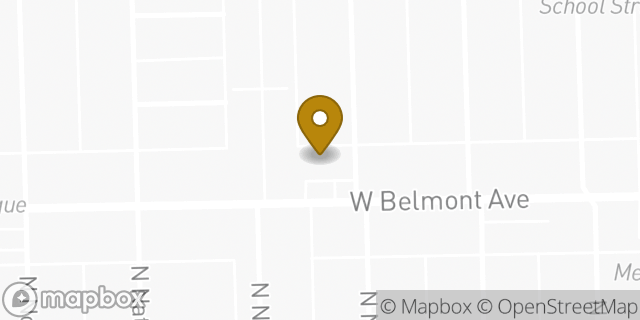 Map showing the location of Amazon Locker - Tanzie in Chicago, IL 60634