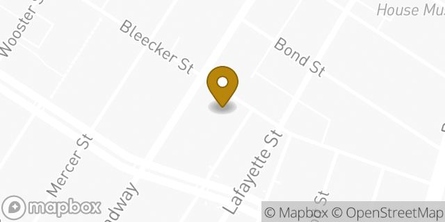 Map showing the location of The UPS Store in New York, NY 10012