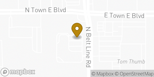 Map showing the location of Hotworx in Sunnyvale, TX 75182