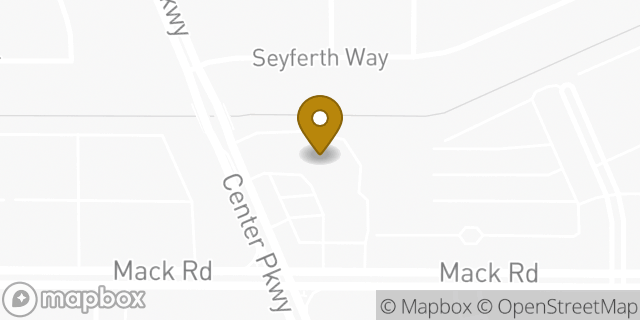 Map showing the location of Amazon Locker - Tatami in Sacramento, CA 95823