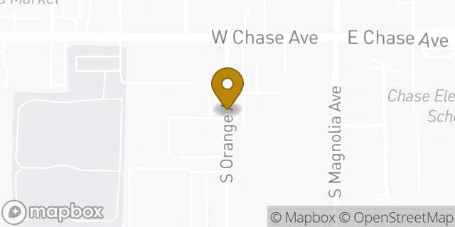 Map showing the location of Kaiser Permanente in El Cajon, CA 92020
