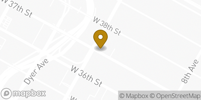 Map showing the location of Baskin-Robbins in New York, NY 10018