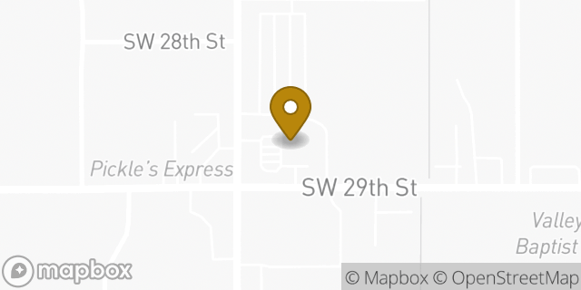 Map showing the location of Amazon Locker - Godmother in Oklahoma City, OK 73108