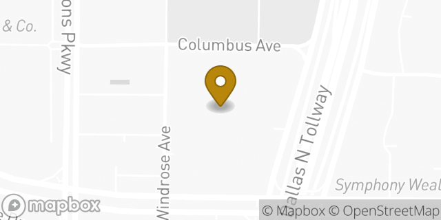 Map showing the location of Starbucks in Plano, TX 75024
