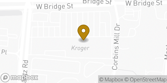 Map showing the location of Starbucks in Dublin, OH 43017