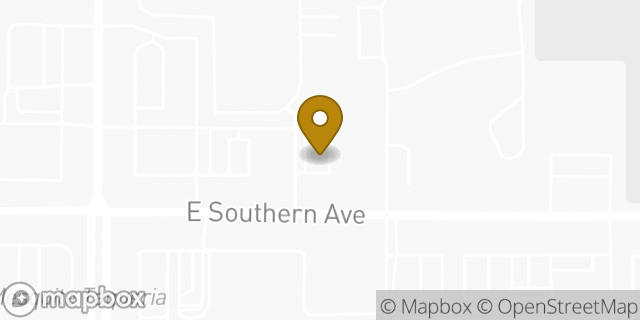 Map showing the location of Sonic Drive In in Mesa, AZ 85209