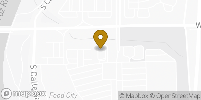 Map showing the location of McDonald's in Tucson, AZ 85714