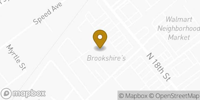 Map showing the location of ATM Brookshires in Monroe, LA 71201