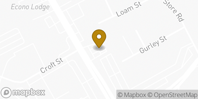 Map showing the location of Amazon Locker - Darts in Norfolk, VA 23518