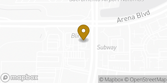 Map showing the location of Starbucks in Sacramento, CA 95834