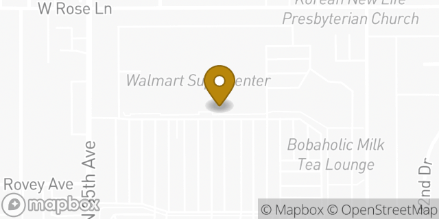 Map showing the location of McDonald's in Phoenix, AZ 85017