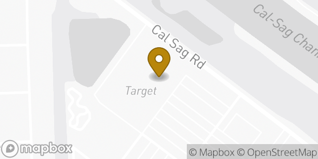 Map showing the location of Target in Crestwood, IL 60418