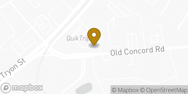 Map showing the location of QuikTrip in Charlotte, NC 28213
