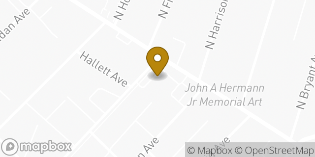 Map showing the location of Papa Johns Pizza in Bellevue, PA 15202