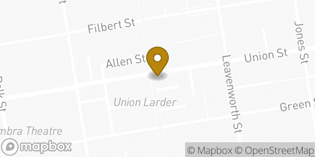 Map showing the location of Amazon Locker - Vault in San Francisco, CA 94109