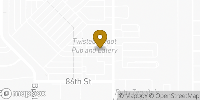 Map showing the location of Whataburger in Lubbock, TX 79423