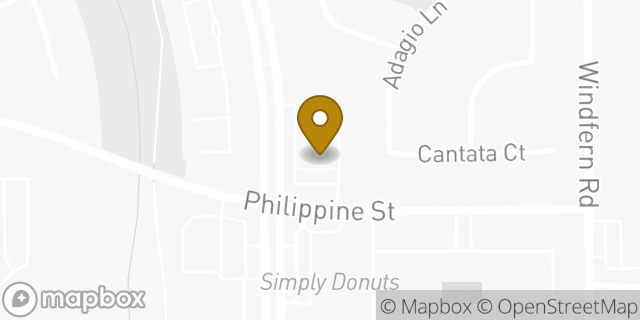 Map showing the location of CVS Pharmacy in Houston, TX 77040