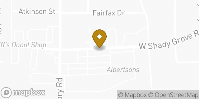 Map showing the location of AutoZone in Irving, TX 75060