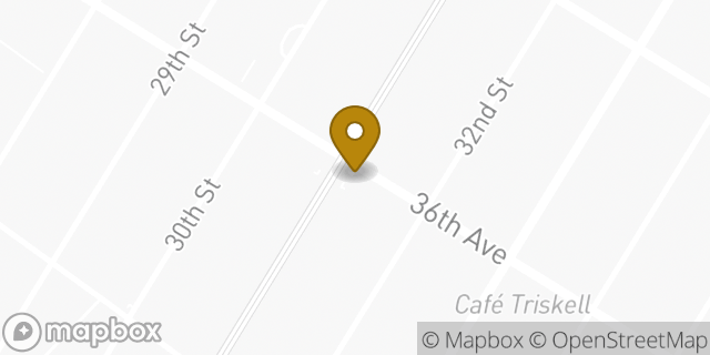Map showing the location of Baskin-Robbins in Astoria, NY 11106
