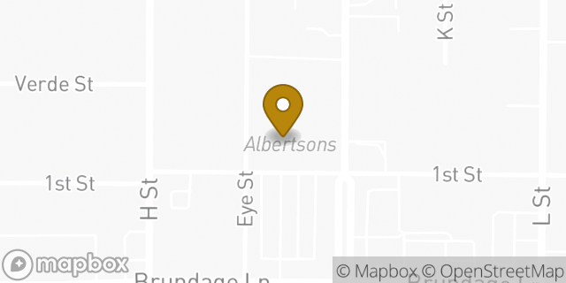 Map showing the location of Coinme in Bakersfield, CA 93304