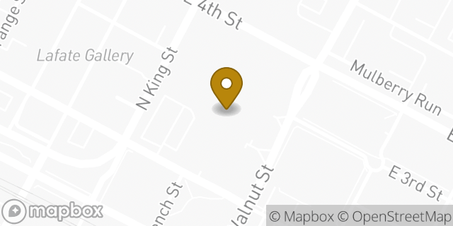 Map showing the location of Starbucks Coffee Company in Wilmington, DE 19801