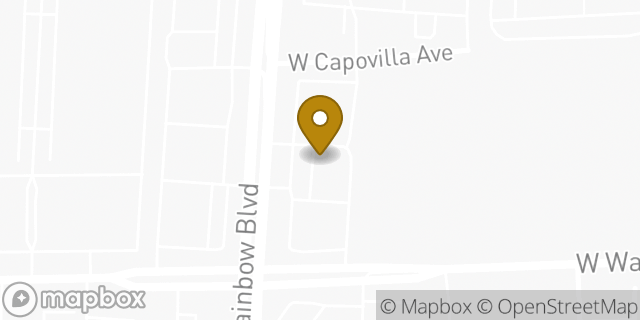 Map showing the location of Starbucks in Las Vegas, NV 89118