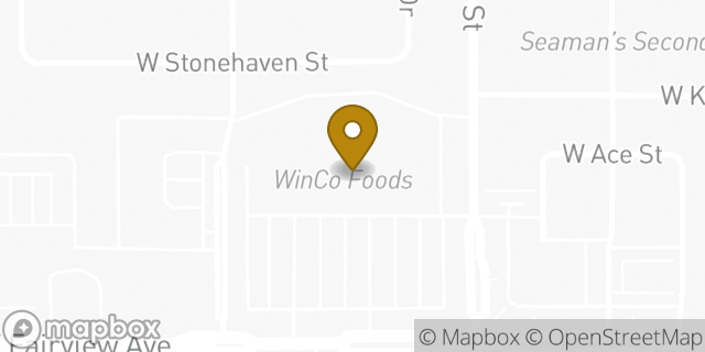 Map showing the location of Coinme in Boise, ID 83704
