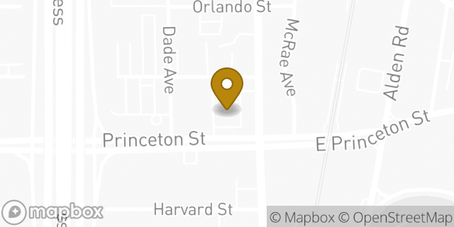 Map showing the location of ATM 7ELEVEN-FCTI in Orlando, FL