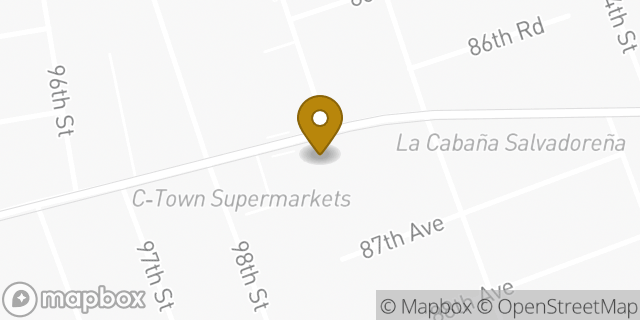 Map showing the location of CubeSmart Self Storage in Woodhaven, NY 11421