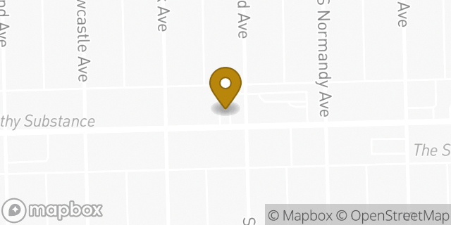 Map showing the location of Dunkin' in Chicago, IL 60638
