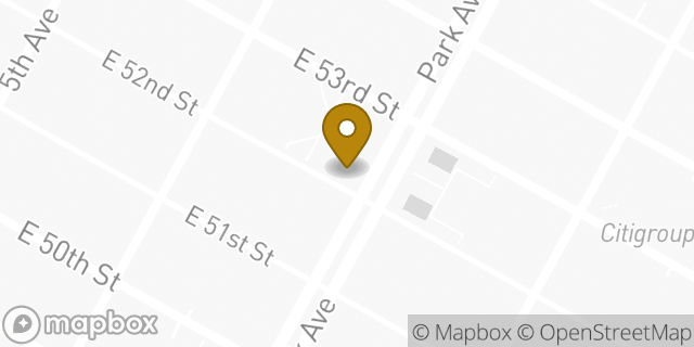 Map showing the location of Chase Bank in New York, NY 10022