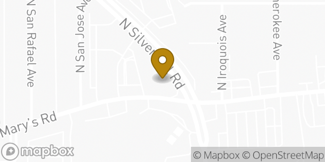 Map showing the location of Starbucks in Tucson, AZ 85745