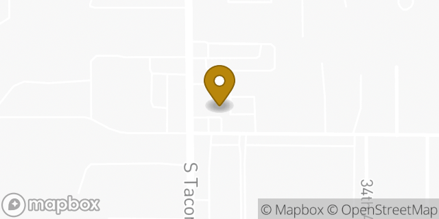 Map showing the location of Amazon Locker - Framework in Lakewood, WA 98499