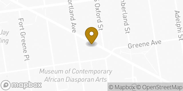Map showing the location of Greene Community Pharmacy in Brooklyn, NY 11217