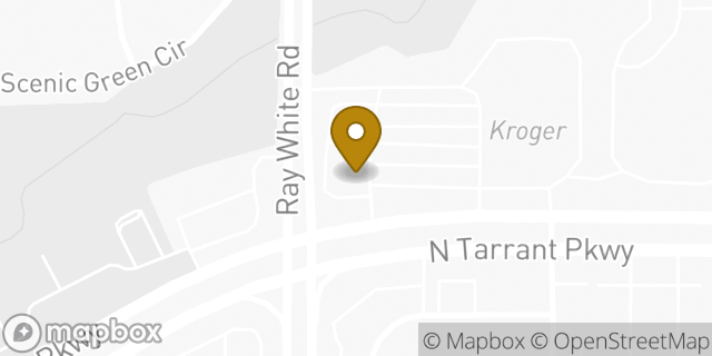 Map showing the location of Starbucks in Fort Worth, TX 76244