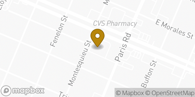 Map showing the location of ATM Walgreens in Chalmette, LA
