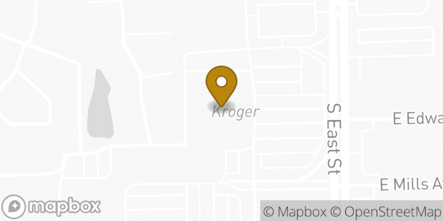 Map showing the location of Kroger in Indianapolis, IN 46227