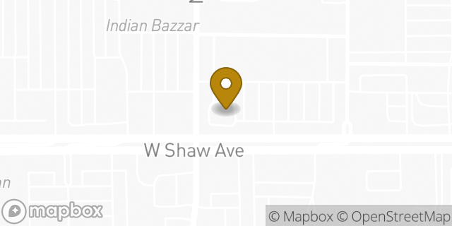 Map showing the location of Panera Bread in Fresno, CA 93711